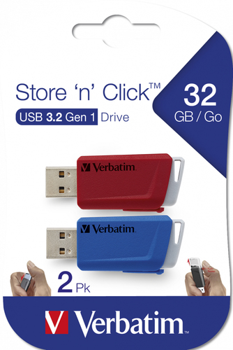 Verbatim Store and Click USB 3.2 32GB (2 Pack) 49308 - image 4
