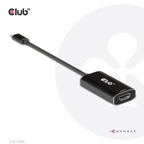 CLUB3D USB Gen2 Type C to HDMI™ 4K120Hz HDR10 with DSC 1.2 Active Adapter M/F – image 9