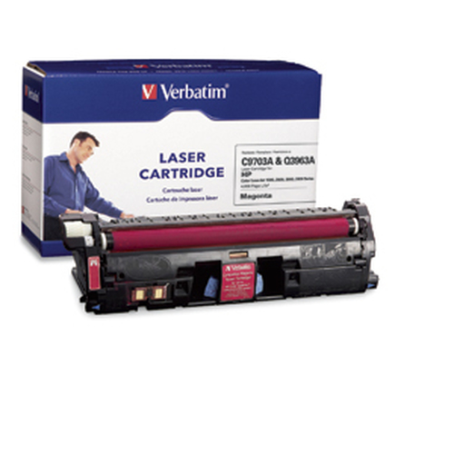 Verbatim HP C9703A & Q3963A Replacement Laser Cartridge Magenta