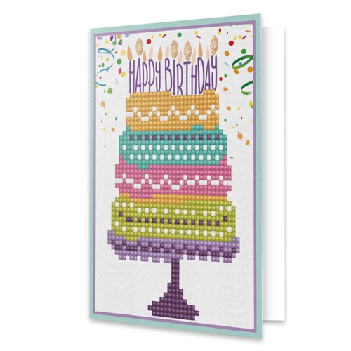 Diamond Dotz Happy Birthday Cake