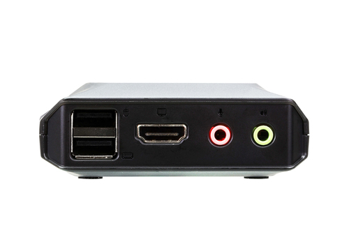 ATEN 2-Port USB 4K HDMI Cable KVM Switch with Remote Port Selector – image 2