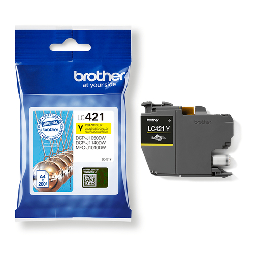 Brother LC421Y Inkjet Cartridge Yellow LC421Y - image 5