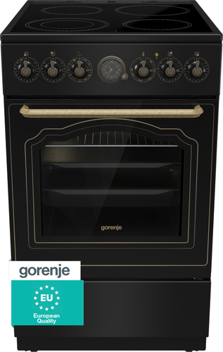Gorenje GECS5B70CLB Freestanding cooker Electric Ceramic hob Black