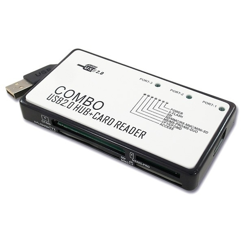 Axagon Card Reader & Hub 3xUSB2.0