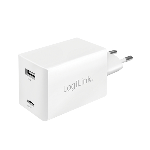 LogiLink PA0230 mobile device charger Universal White AC Indoor