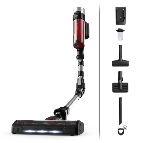 Rowenta RH2077 2-in-1 stick vacuum Battery Cухой Без мешка 0,4 L 250 W Черный, Красный
