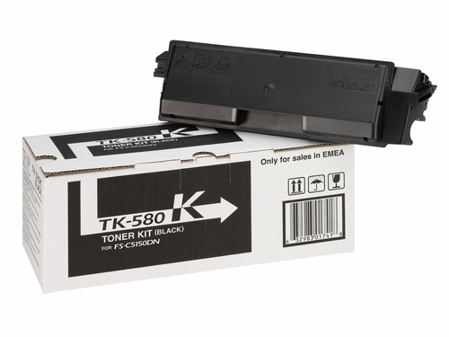 Original Kyocera TK-580K Black Toner Cartridge - image 2