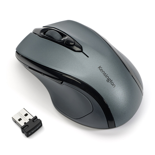 Kensington Pro Fit USB Wireless Mouse Mid-Size Grey K72423WW - image 8