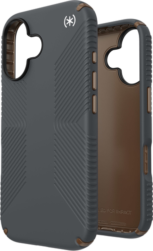 Speck Presidio2 Grip Apple iPhone 16 Charcoal Grey - with Microban – image 4