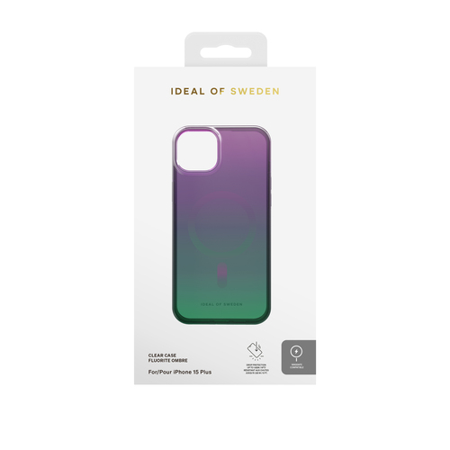 iDeal of Sweden Clear Case MagSafe iPhone 15PL Fluorite Ombre – image 2
