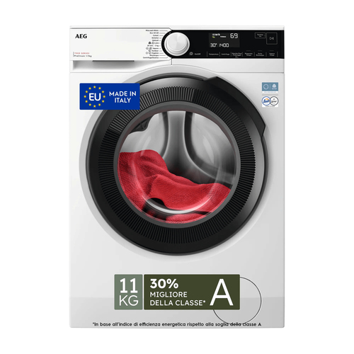 AEG Series 7000 LR7FD114B стиральная машина Фронтальная загрузка 11 kg 1400 RPM Белый