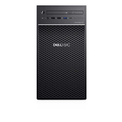 T40SNSFY23Q1MXv2 Dell PowerEdge T40 - Servidor - torre - 1 vía - 1 x Xeon E-2224G / 35 GHz - RAM 8 GB - HDD 1 TB - grabadora de DVD - UHD Graphics P630 - GigE - sin SO - monitor ninguno - con 3 años de garantía estándar asistencia al día siguiente día laboral