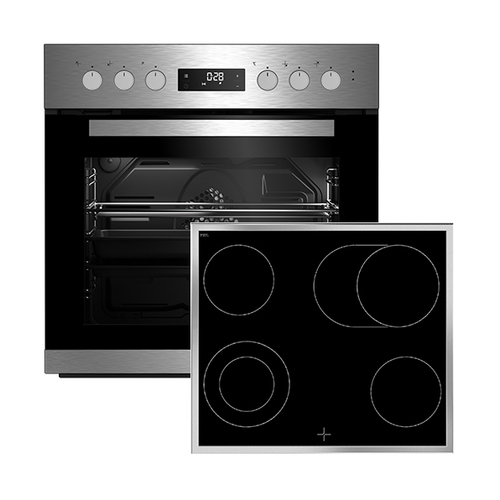 Beko BUM22321X plīts & cepeškrāsns Brīvi stāvoša plīts