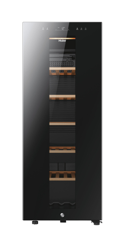 Haier Wine Bank 50 Series 5 HWS66GGE Compressor wine cooler Freestanding Black 66 bottle(s) – image 1