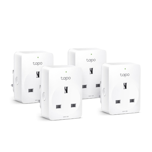 TP-Link Tapo P100 Mini Smart Wi-Fi Plug White (Pack of 4) - image 3