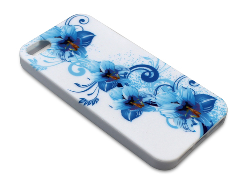 Sandberg Print Cover iPh5/5S Blue Flowers