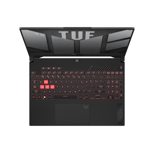 ASUS TUF Gaming A15 FA507NV-LP031W AMD Ryzen™ 7 7735HS Ноутбук 39,6 cm (15.6") Full HD 16 GB DDR5-SDRAM 512 GB Твердотельный накопитель (SSD) NVIDIA GeForce RTX 4060 Wi-Fi 6 (802.11ax) Windows 11 Home Серый QWERTY Голландский