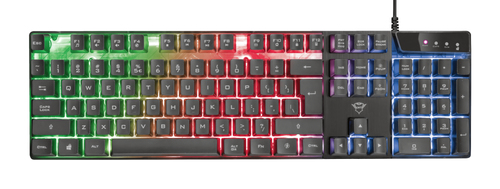 Trust GXT 835 Azor Gaming Toetsenbord Toetsenbord Zwart, afbeelding 3