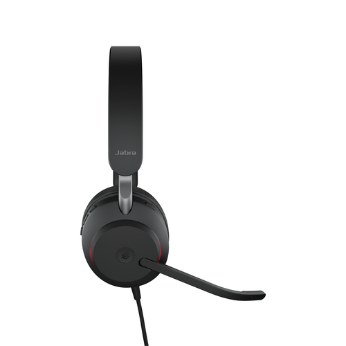 Jabra Evolve2 40 Wired Over-the-head Stereo Headset - Binaural - Supra-aural - USB Type A