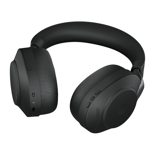 Jabra Evolve2 85 UC Stereo - Auricular - tamaño completo - Bluetooth - inalámbrico cableado - cancelación de sonido activo - conector de 35 mm - aislamiento de ruido - negro - 28599-989-889