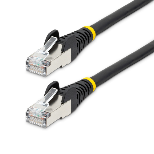 StarTech.com NLBK-5M-CAT6A-PATCH сетевой кабель Черный S/FTP (S-STP) Круглый