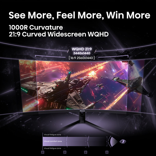 Hisense 34G6QNUK computer monitor – image 8