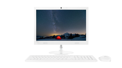 Lenovo 330 20AST - All-in-one - AMD A4 A4-9125 / 23 GHz - 4 GB DDR4 SDRAM - 1 TB HDD - DVDRW - 195 - AMD Radeon R3 - Windows 10 64-bit Edition - Arctic white - Spanish - F0D8003VLD