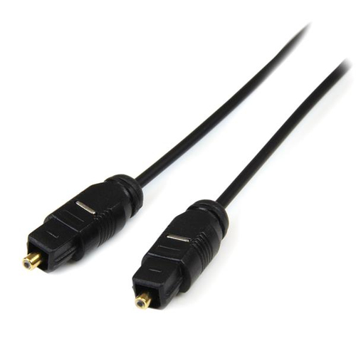 STARTECH.COM 15 ft Thin Toslink Digital Optical SPDIF Audio Cable