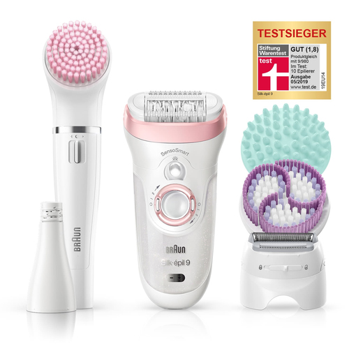 Braun Silk-épil 9 9/995 BS Pink, Weiß