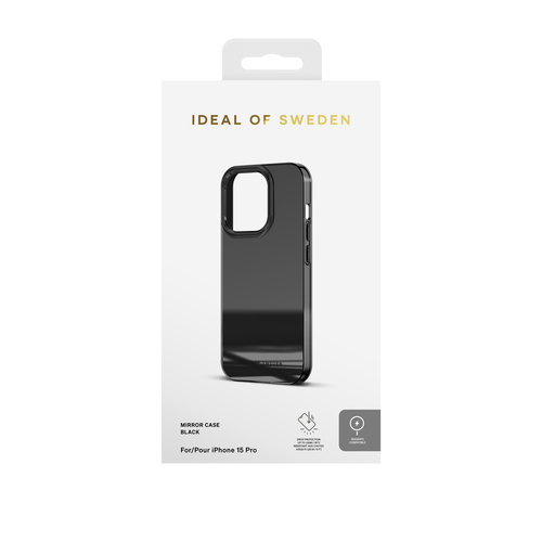 iDeal of Sweden Mirror Case MagSafe iPhone 15 Pro Mirror Black – image 3