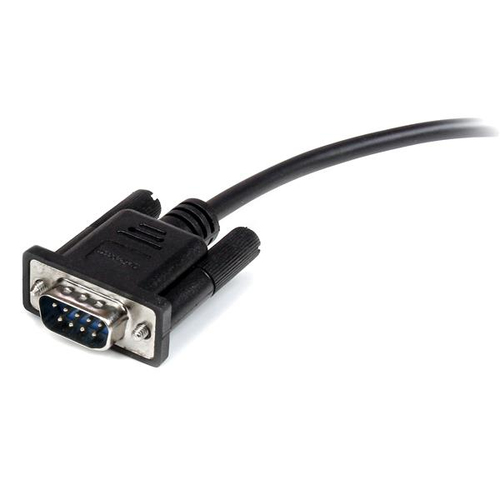 StarTech.com 2m Black Straight Through DB9 RS232 Serial Cable - DB9 RS232 Serial Extension Cable - Male to Female Cable (MXT1002MBK) Serielforlængerkabel 2m Sort – billede 3