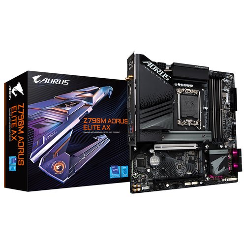 GIGABYTE Z790M AORUS ELITE AX материнская плата Intel Z790 LGA 1700 Микро ATX