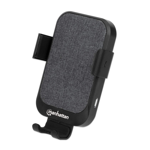 Cargador Manhattan Inalámbrico Rápido Celular para Auto 10W Color Negro 102216 - 102216