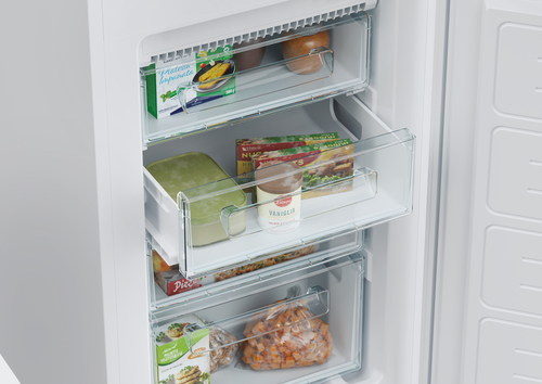 Candy CB50N518EK 177cm 50/50 Integrated Total No Frost Fridge Freezer with Sliding Door Hinge - White - E Rated, White - image 8