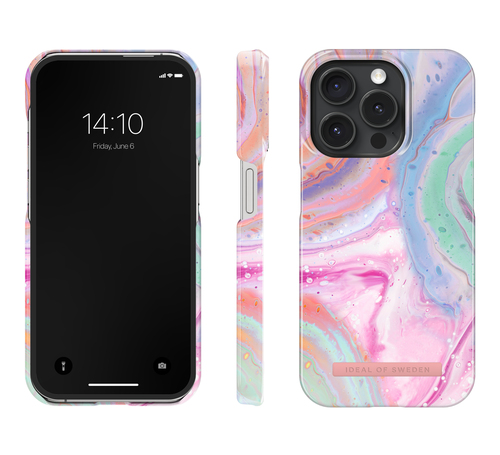 iDeal of Sweden Printed Case iPhone 15 Pro Pastel Marble – image 2