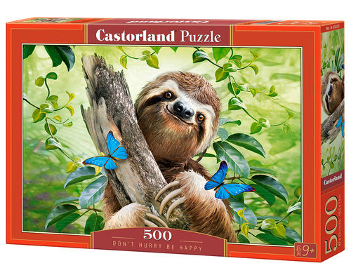 Castorland Don't Hurry Be Happy 500 pcs Pusle 500 tk Animals