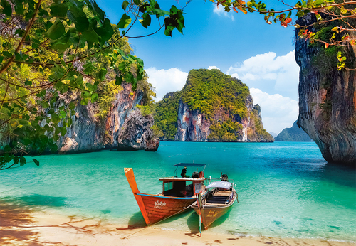 LAND KO PHI PHI LE, THAILAND 1000 PCS, PUZZ.