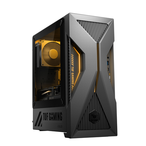 ASUS TUF Gaming T500 T500MV-13620H319W Intel® Core™ i7 i7-13620H 16 GB DDR5-SDRAM 1 TB Твердотельный накопитель (SSD) NVIDIA GeForce RTX 5060 Ti Windows 11 Home Tower ПК Черный, Серый