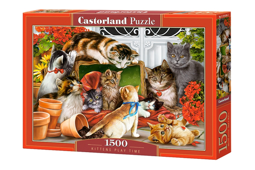 Castorland Kittens Play Time 1500 pcs Pusle 1500 tk Animals