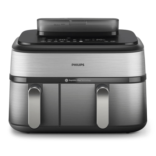 Philips Airfryer 5000 Series Dual Basket NA555/00, afbeelding 2