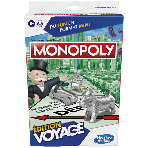 Monopoly Grab & Go Board game Economic simulation