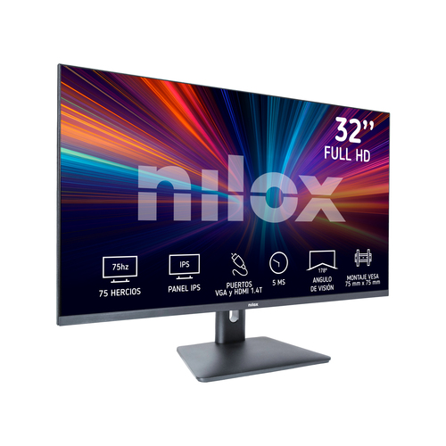 Nilox MONITOR 32" NXM32FHD11 IPS 5MS HDMI VGA – image 2