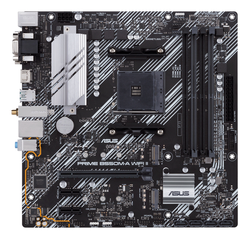 Asus Prime B550M-A Wifi II Amd B550 DDR4 Micro Atx AM4 Motherboard - 90MB19X0-M0EAY0 - image 2
