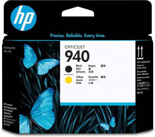 Cabezal HP 940 Negro/Amarillo C4900A - Hewlett Packard