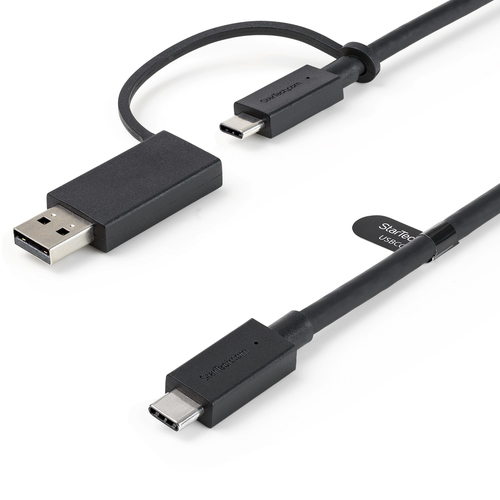 StarTech.com USBCCADP USB кабель USB 3.2 Gen 2 (3.1 Gen 2) 1 m USB C 10 Gbit/s 100 W Черный