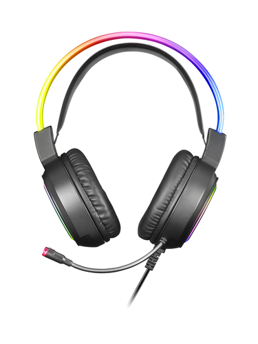 Mars Gaming MHRGB, Gaming Headset RGB + Flexible Microphone, Black – image 4