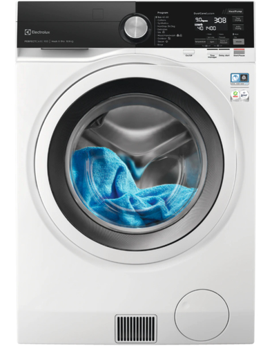 Electrolux EW9W7449S8 washer dryer Freestanding Front-load Black, White