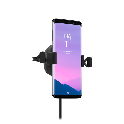 mophie 409901473 зарядное устройство для мобильных устройств Смартфон Черный USB Беспроводная зарядка Авто