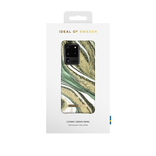 iDeal of Sweden Printed Case Galaxy S20 Ultra Cosmic Green Swirl – image 1