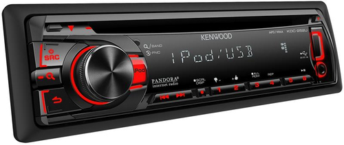 Kenwood KDC-252U car media receiver Black